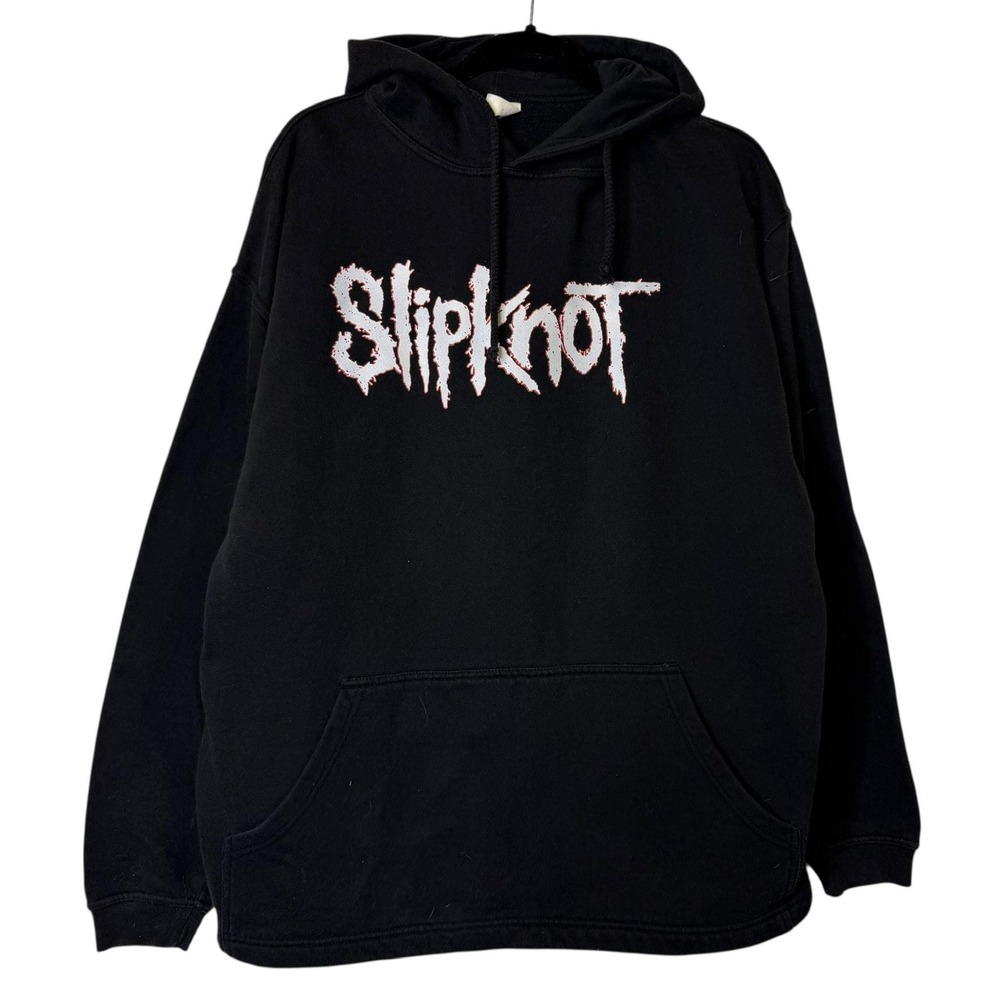 Vintage Slipknot People = Sh*t Barcode BandHoodie Blue Grape Y2K Nu Metal
